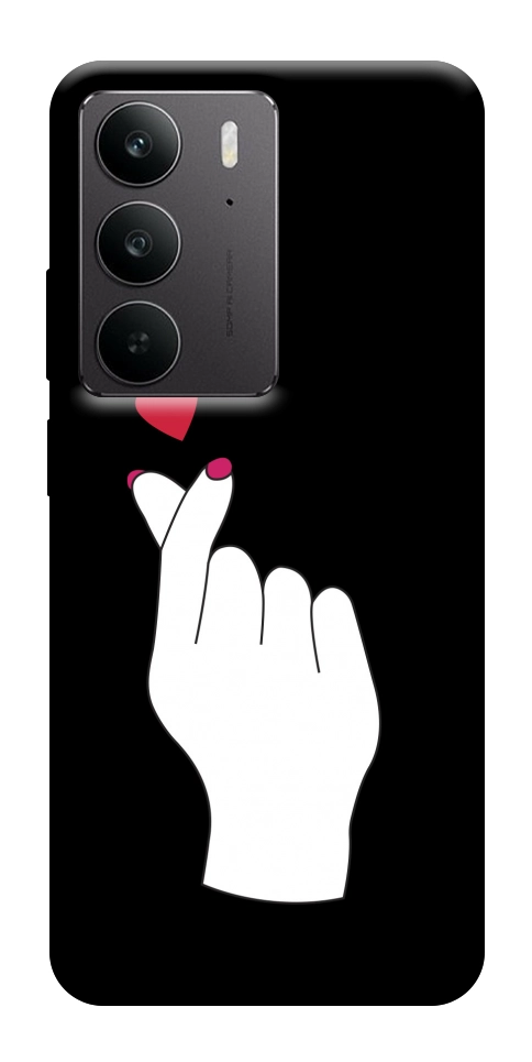 Чехол Сердце в руке для Realme C75
