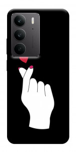 Чехол Сердце в руке для Realme C75