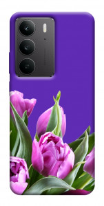 Чехол Тюльпаны для Realme C75