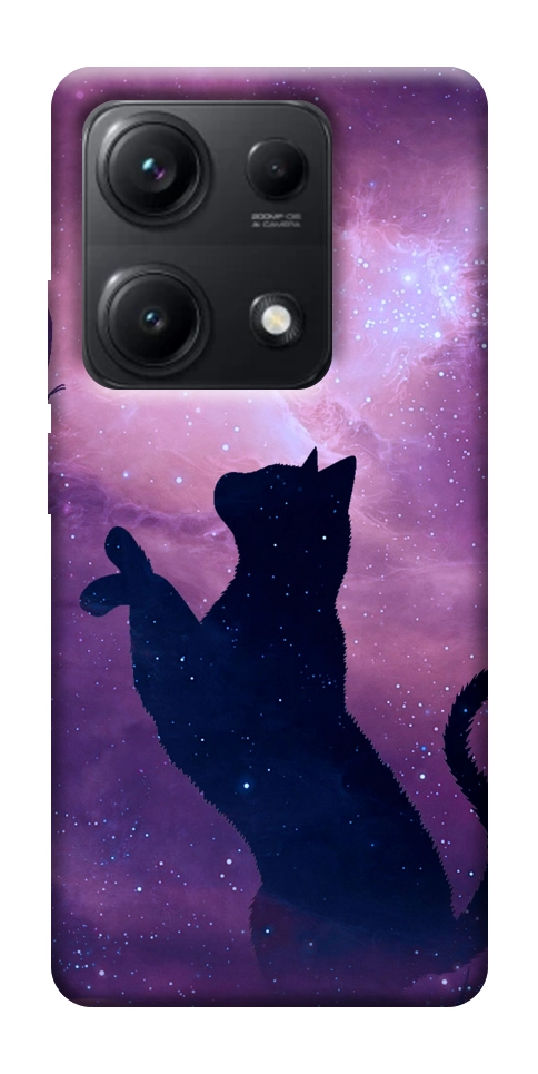 Чехол Кот и бабочка для Xiaomi Redmi Note 14S