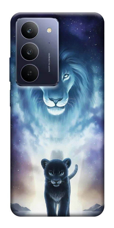 Чехол Львы для Realme C75x