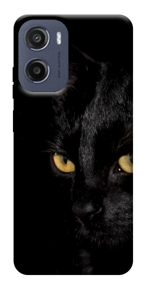 Чехол Черный кот для Motorola Moto E15