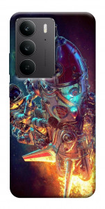 Чехол Космический корабль для Realme C75
