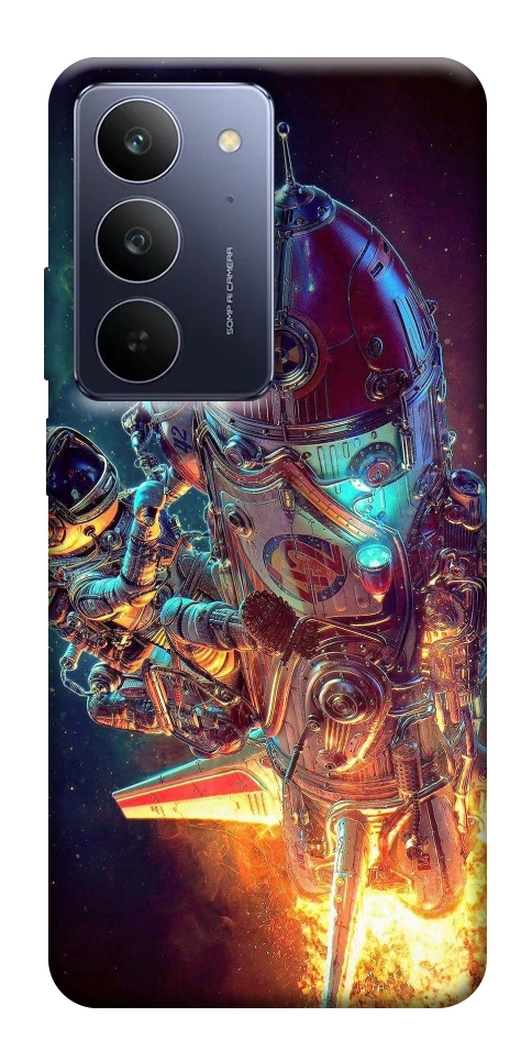Чехол Космический корабль для Realme C75x