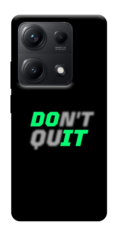 Чехол Don't quit для Xiaomi Redmi Note 14S