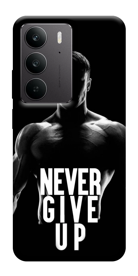 Чехол Never give up для Realme C75