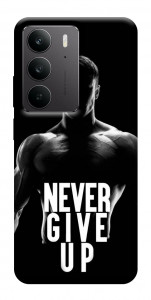 Чехол Never give up для Realme C75
