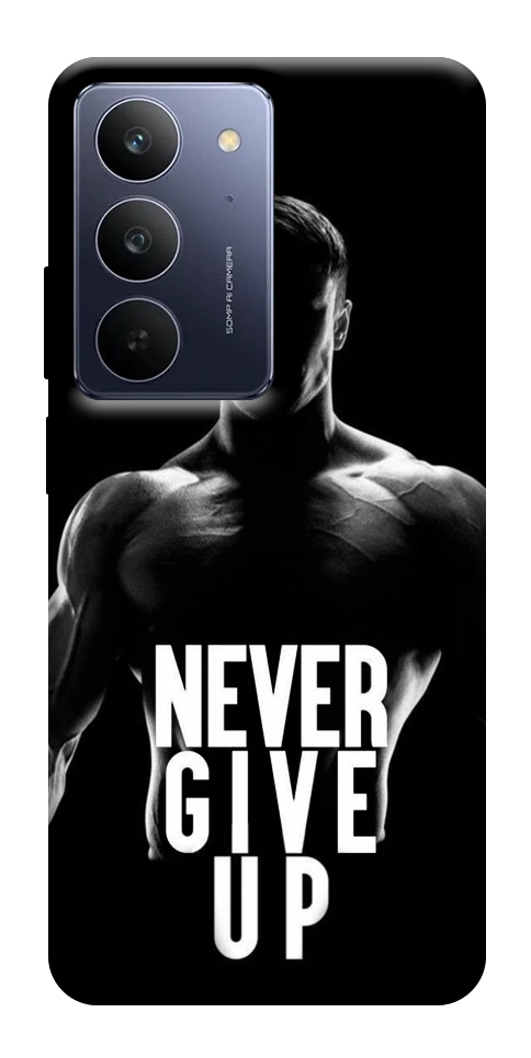 Чехол Never give up для Realme C75x