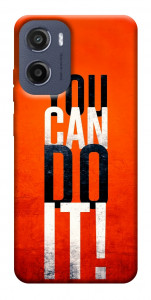 Чехол You can do it для Motorola Moto E15