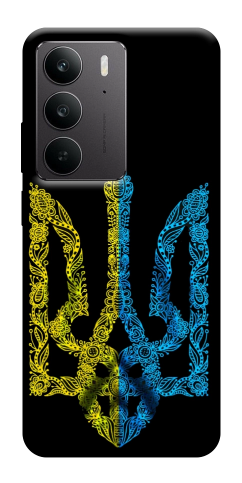 Чехол Жовтоблакитний герб для Realme C75