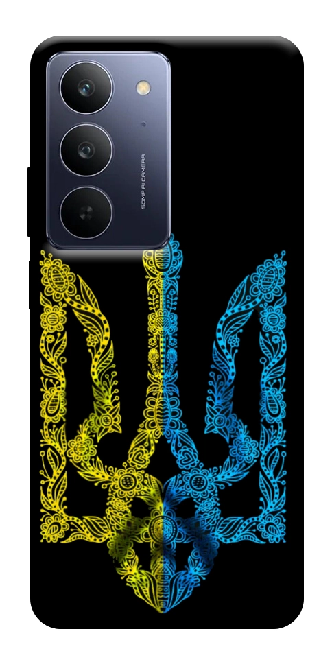 Чехол Жовтоблакитний герб для Realme C75x