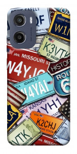 Чехол License plate для Motorola Moto E15