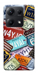 Чехол License plate для Xiaomi Redmi Note 14S