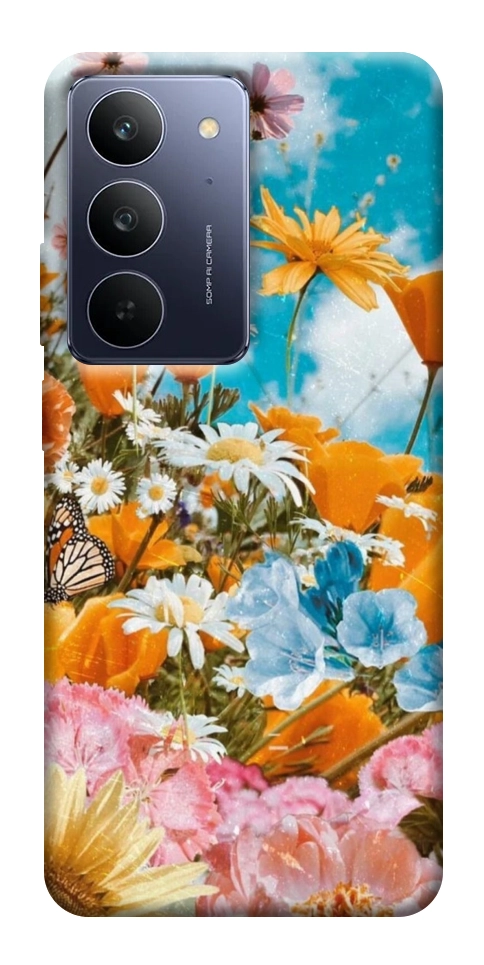 Чехол Летние цветы для Realme C75x