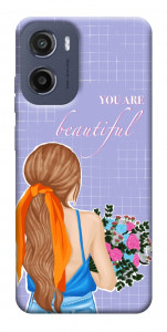 Чехол You are beautiful для Motorola Moto E15