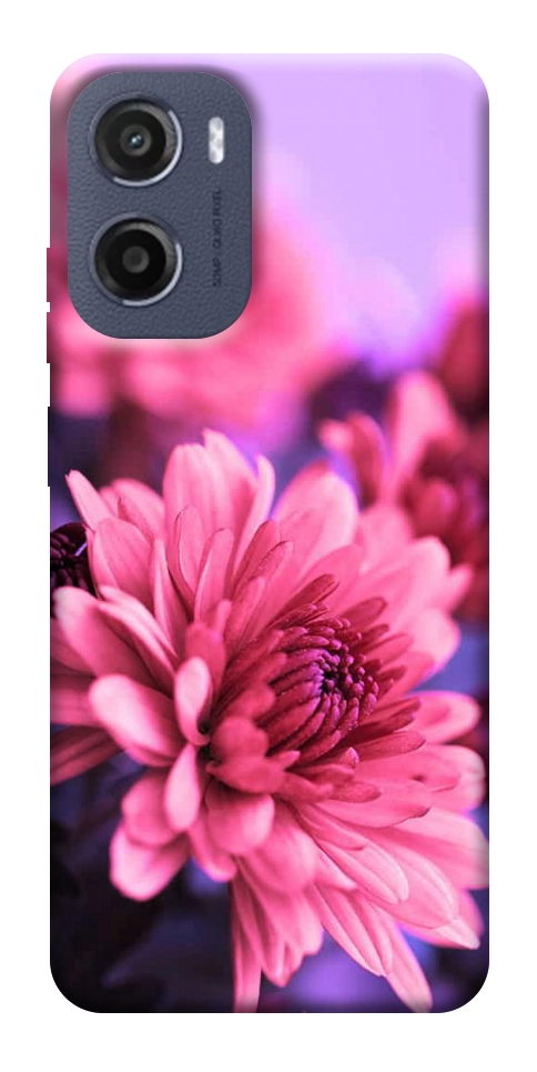 Чехол Нежная хризантема для Motorola Moto E15