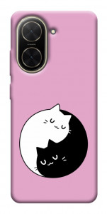 Чохол Коти інь-янь для Xiaomi Poco C71