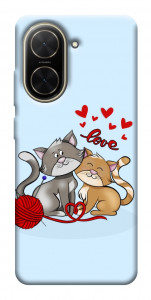 Чохол Два коти Love для Xiaomi Poco C71