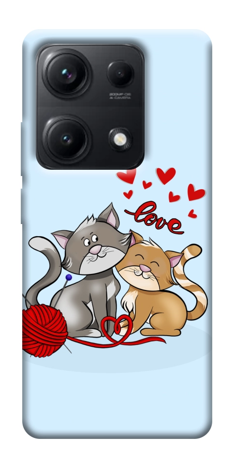 Чехол Два кота Love для Xiaomi Redmi Note 14S