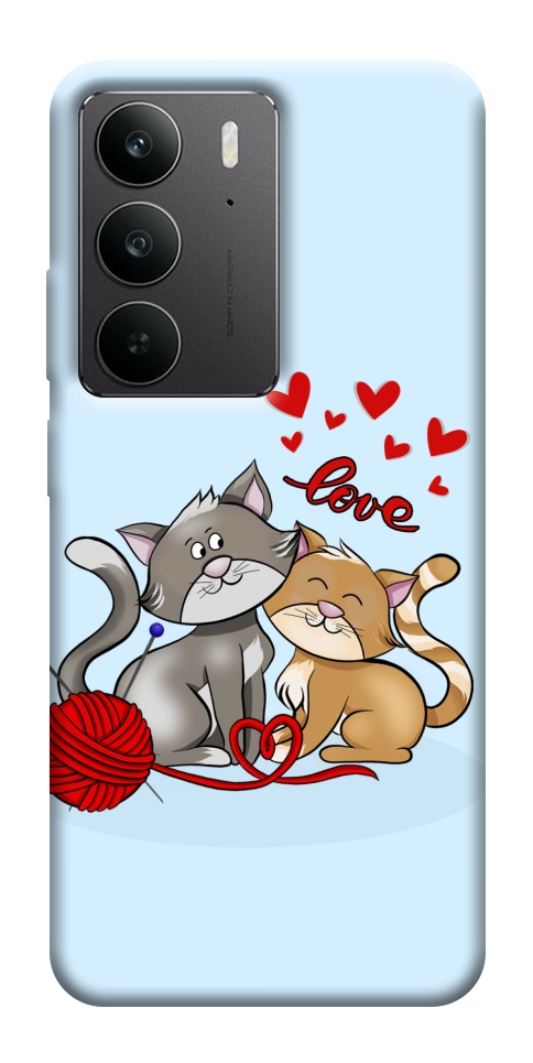 Чехол Два кота Love для Realme C75