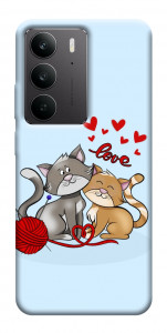 Чехол Два кота Love для Realme C75