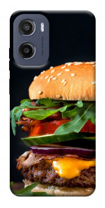 Чехол Бургер для Motorola Moto G05