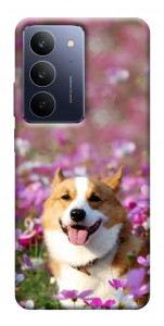 Чехол Корги в цветах для Realme C75x