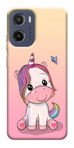 Чехол Сute unicorn для Motorola Moto E15