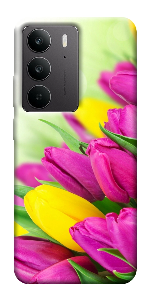 Чехол Красочные тюльпаны для Realme C75