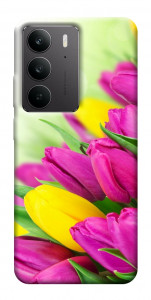 Чехол Красочные тюльпаны для Realme C75