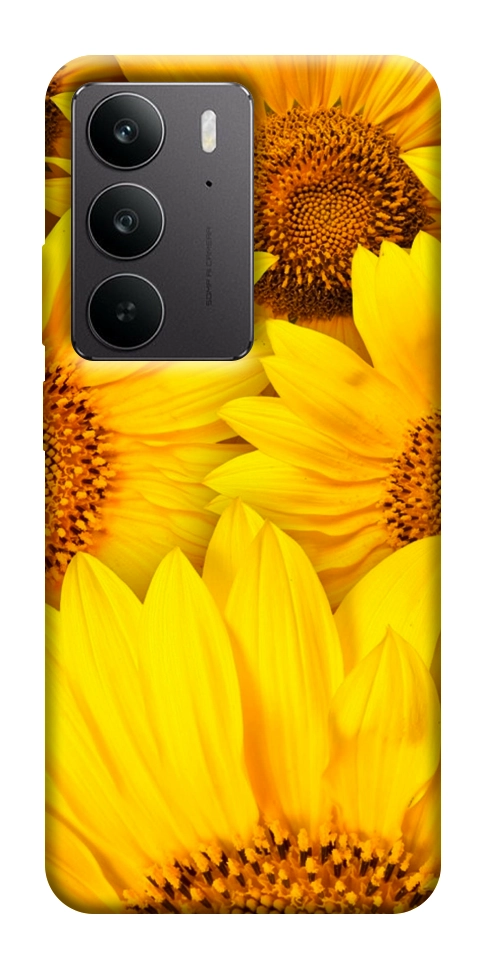 Чехол Букет подсолнухов для Realme C75