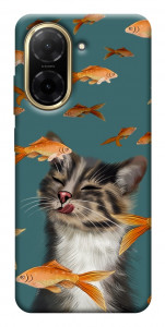 Чохол Cat with fish для Xiaomi Redmi A5