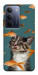Чехол Cat with fish для Realme C75x