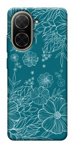 Чохол Botanical illustration для Xiaomi Poco C71