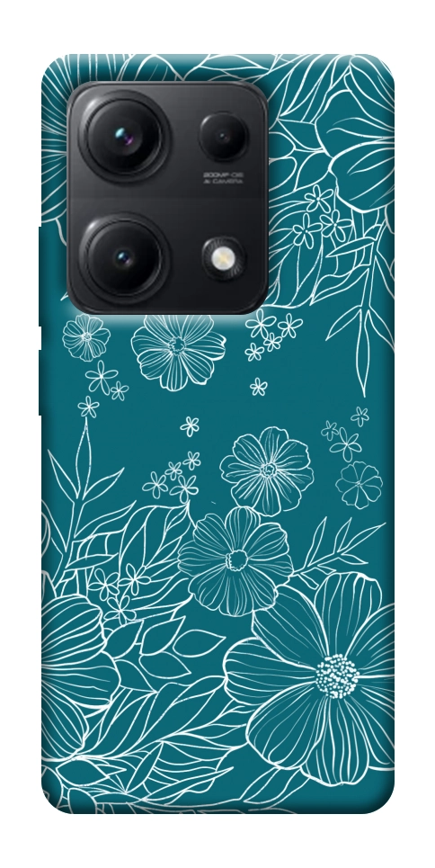 Чехол Botanical illustration для Xiaomi Redmi Note 14S