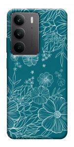 Чехол Botanical illustration для Realme C75