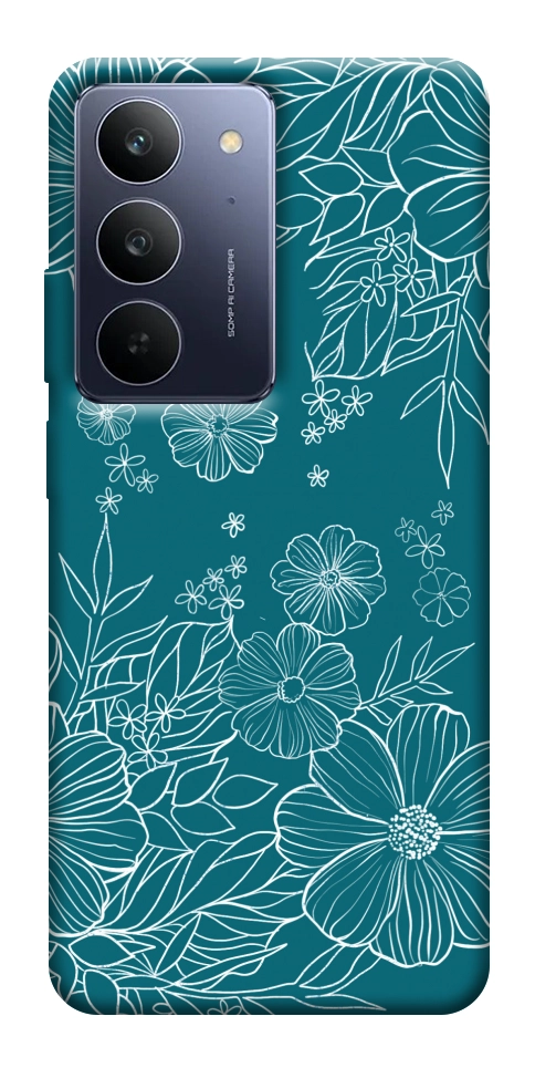Чехол Botanical illustration для Realme C75x