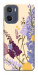 Чехол Flowers art для Motorola Moto E15
