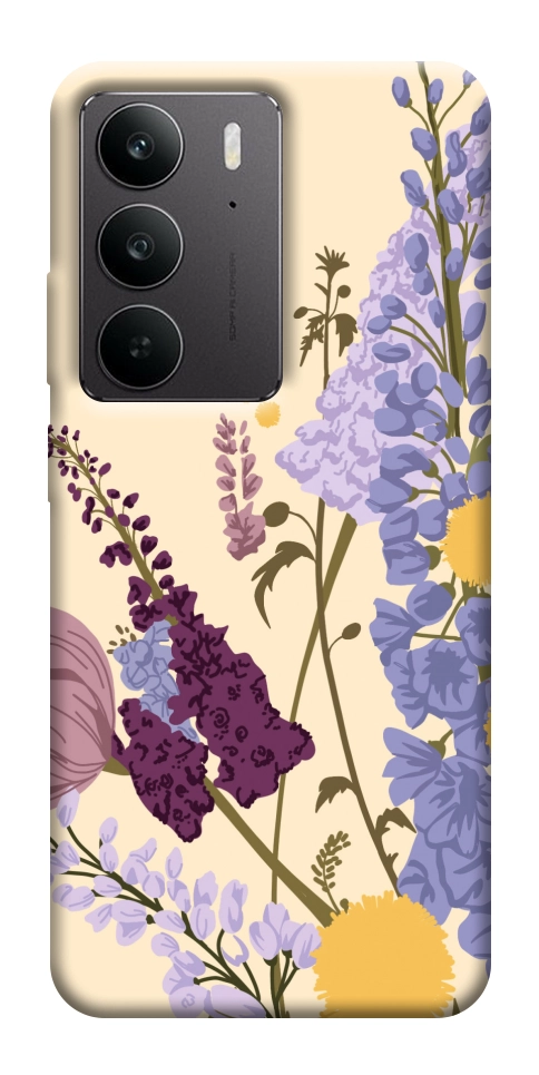 Чехол Flowers art для Realme C75