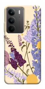 Чехол Flowers art для Realme C75