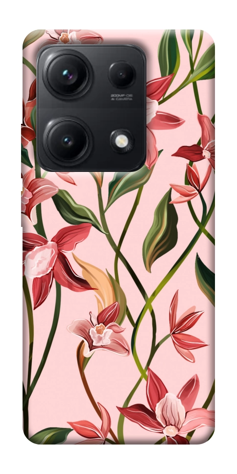 Чехол Floral motifs для Xiaomi Redmi Note 14S