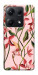 Чехол Floral motifs для Xiaomi Redmi Note 14S