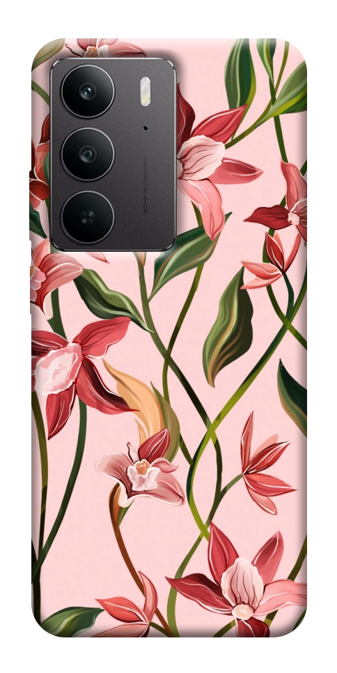 Чехол Floral motifs для Realme C75