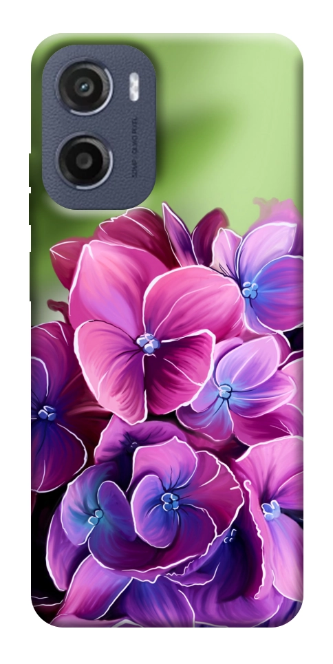 Чехол Кружевная гортензия для Motorola Moto G05