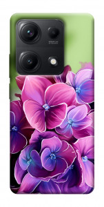 Чехол Кружевная гортензия для Xiaomi Redmi Note 14S