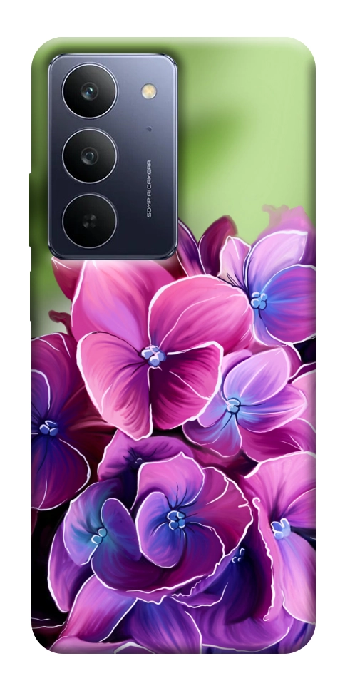 Чехол Кружевная гортензия для Realme C75x