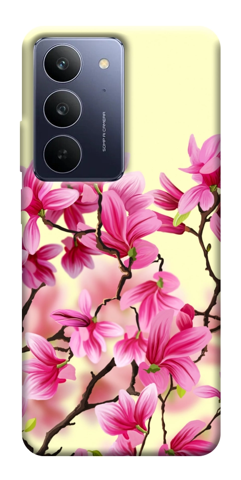 Чехол Цветы сакуры для Realme C75x