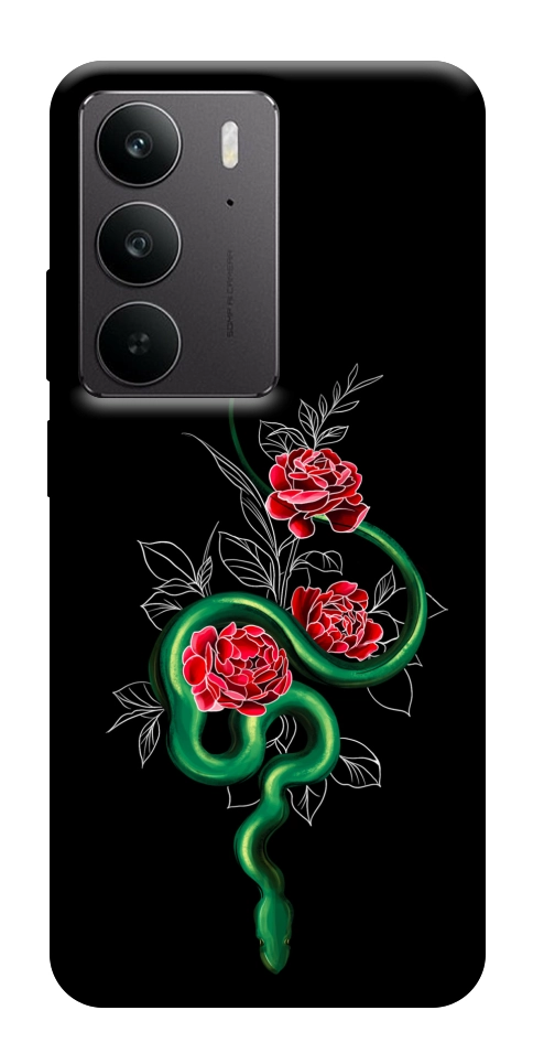 Чехол Snake in flowers для Realme C75
