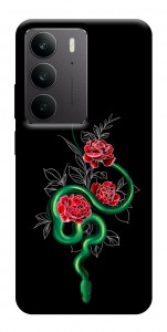 Чехол Snake in flowers для Realme C75