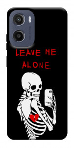 Чехол Leave me alone для Motorola Moto E15